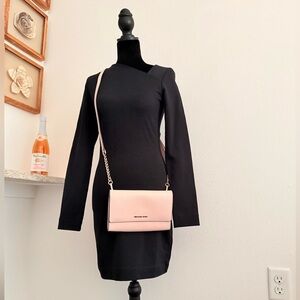 kate spade Black Long-Sleeve Sheath Dress